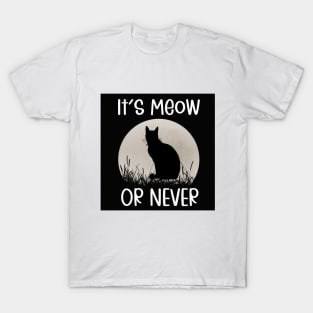 It's Meow Or Never T-Shirt